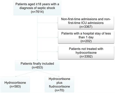 Association of mortality with fludrocortisone addition to hydrocortisone treatment among septic shock patients: a propensity score matching analysis